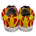 Macedonia Country Europe Flag Men s Low Top Canvas Sneakers View4