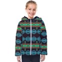 Ovals and tribal shapes                              Kids  Hooded Puffer Jacket View1