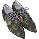 Pineapples pattern Women s Pointed Oxford Shoes View3