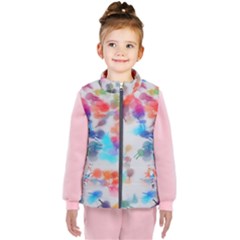 Paint Splashes Canvas                                     Kid s Puffer Vest by LalyLauraFLM