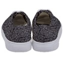 White Swirls On Gray Kids  Classic Low Top Sneakers View4