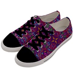 Kaleidoscope  Men s Low Top Canvas Sneakers by Sobalvarro