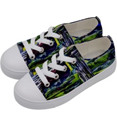 Between Two Moons 7 Kids  Low Top Canvas Sneakers by bestdesignintheworld