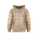 Leopard Print Kids  Zipper Hoodie View1