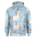 Unicorn Seamless Pattern Background Vector Men s Pullover Hoodie View1