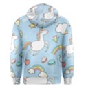 Unicorn Seamless Pattern Background Vector Men s Pullover Hoodie View2