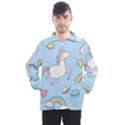 Unicorn Seamless Pattern Background Vector Men s Half Zip Pullover View1