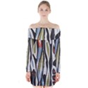 Borastapeter Scandinavian Designers Long Sleeve Off Shoulder Dress View1