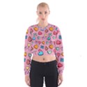 Candy Pattern Cropped Sweatshirt View1