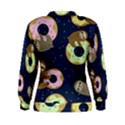 Cute Sloth With Sweet Doughnuts Women s Sweatshirt View2