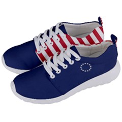 Betsy Ross Flag Usa America United States 1777 Thirteen Colonies Vertical Men s Lightweight Sports Shoes by snek