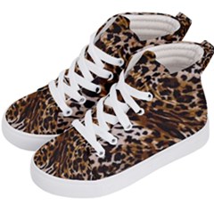 Cheetah By Traci K Kids  Hi-top Skate Sneakers by tracikcollection