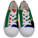 South Africa Flag Kids  Low Top Canvas Sneakers View1