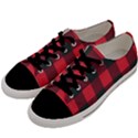 Canadian Lumberjack red and black plaid Canada Women s Low Top Canvas Sneakers View2