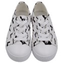 Bats Pattern Kids  Low Top Canvas Sneakers View1