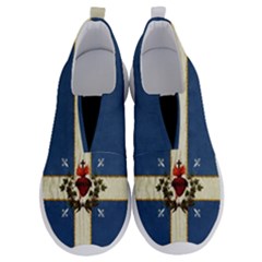 Quebec Flag Drapeau Québec Patriote Carillon Sacré-coeur Christian Catholic Old Vintage With Fleurs De Lys No Lace Lightweight Shoes by Quebec