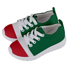 Flag Patriote Quebec Patriot Red Green White Modern French Canadian Separatism Black Background Kids  Lightweight Sports Shoes by Quebec