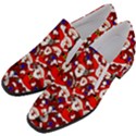 Nicholas Santa Christmas Pattern Women Slip On Heel Loafers View2