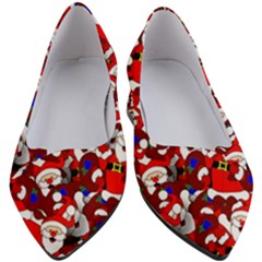 Nicholas Santa Christmas Pattern Women s Block Heels  by Wegoenart