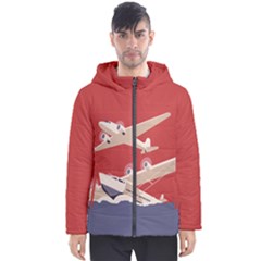 Floyd Bennett Field Men s Hooded Puffer Jacket by nationalseashoreclothing