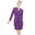 DF Blizzee City Button Long Sleeve Dress View1