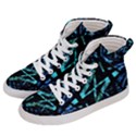 Modern Abstract Geo Print Men s Hi-Top Skate Sneakers View2