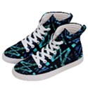 Modern Abstract Geo Print Women s Hi-Top Skate Sneakers View2