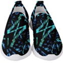 Modern Abstract Geo Print Kids  Slip On Sneakers View1