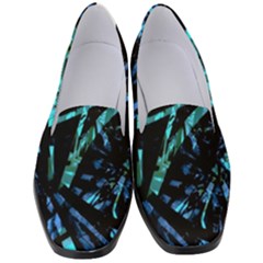 Modern Abstract Geo Print Women s Classic Loafer Heels by dflcprintsclothing