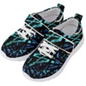 Modern Abstract Geo Print Kids  Velcro Strap Shoes View2