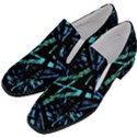 Modern Abstract Geo Print Women Slip On Heel Loafers View2
