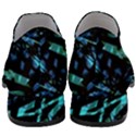 Modern Abstract Geo Print Women Slip On Heel Loafers View4