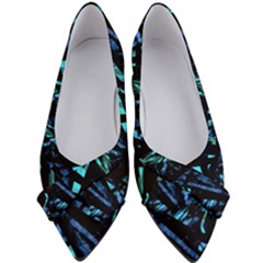 Modern Abstract Geo Print Women s Bow Heels by dflcprintsclothing