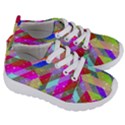 Multicolored Party Geo Design Print Kids  Lightweight Sports Shoes View3