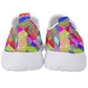 Multicolored Party Geo Design Print Men s Slip On Sneakers View4