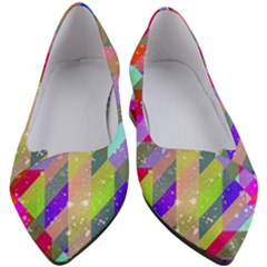 Multicolored Party Geo Design Print Women s Block Heels  by dflcprintsclothing