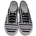 Borders Ikat Ethnic Frame Tribal Men s Classic Low Top Sneakers View1