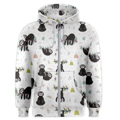 Cute Sloths Men s Zipper Hoodie by Sobalvarro