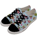 Cupcake Doodle Pattern Men s Low Top Canvas Sneakers View2