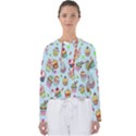 Cupcake Doodle Pattern Women s Slouchy Sweat View1