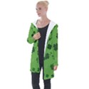 St patricks day Longline Hooded Cardigan View1