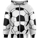 Soccer Lovers Gift Kids  Zipper Hoodie Without Drawstring View1