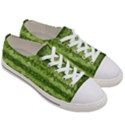 Watermelon pattern, fruit skin in green colors Women s Low Top Canvas Sneakers View3