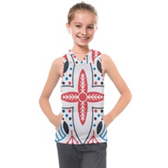 Motif Kids  Sleeveless Hoodie by Sobalvarro