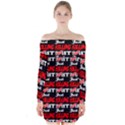 Just Killing It - Silly Toilet Stool Rocket Man Long Sleeve Off Shoulder Dress View1