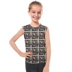 Bmx And Street Style - Urban Cycling Culture Kids  Mesh Tank Top by DinzDas