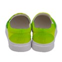 Geometrical lines pattern, asymmetric blocks theme, line art Women s Canvas Slip Ons View4