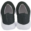 Geometric pattern, army green and black lines, regular theme No Lace Lightweight Shoes View4