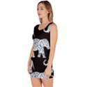 Elephant-pattern-background Bodycon Dress View2