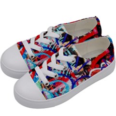 Crazy Grafitti Kids  Low Top Canvas Sneakers by essentialimage